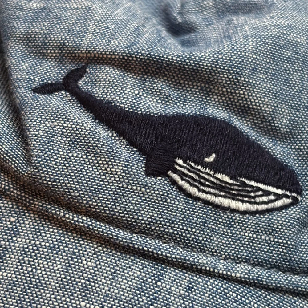 Janie and Jack Embroidered Whale Classic Cap